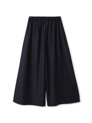 シャンブレーイージーキュロットパンツ≪手洗い可能≫