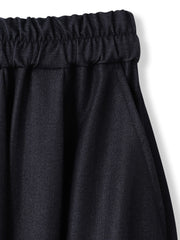 シャンブレーイージーキュロットパンツ≪手洗い可能≫