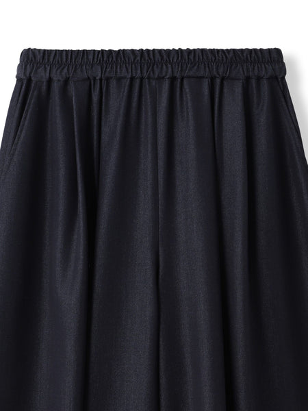 シャンブレーイージーキュロットパンツ≪手洗い可能≫