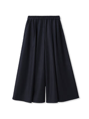 シャンブレーイージーキュロットパンツ≪手洗い可能≫