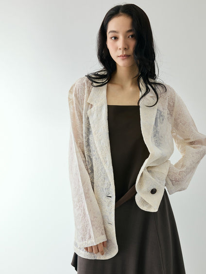 エンブロイダリーテーラードジャケット