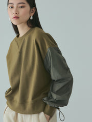 スイッチングドロストスウェットプルオーバー≪洗濯機で洗える≫