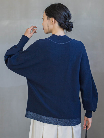 ウォッシャブルバナナスリーブニット≪手洗い可能≫