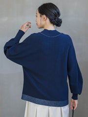 ウォッシャブルバナナスリーブニット≪手洗い可能≫