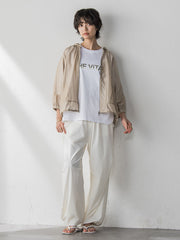 箔プリントロゴTシャツ≪手洗い可能≫