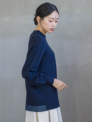 ウォッシャブルバナナスリーブニット≪手洗い可能≫