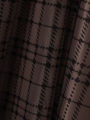 フロッキーチェックスカート≪手洗い可能≫