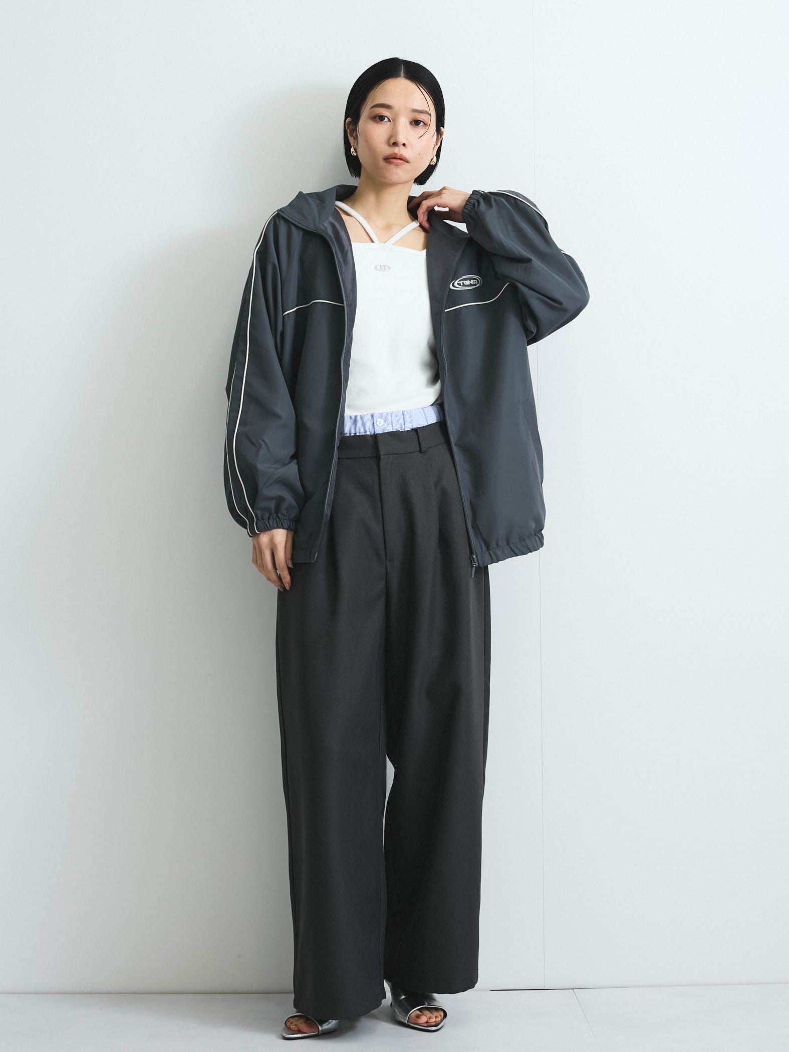ホルターネックショートロンT≪洗濯機で洗える≫