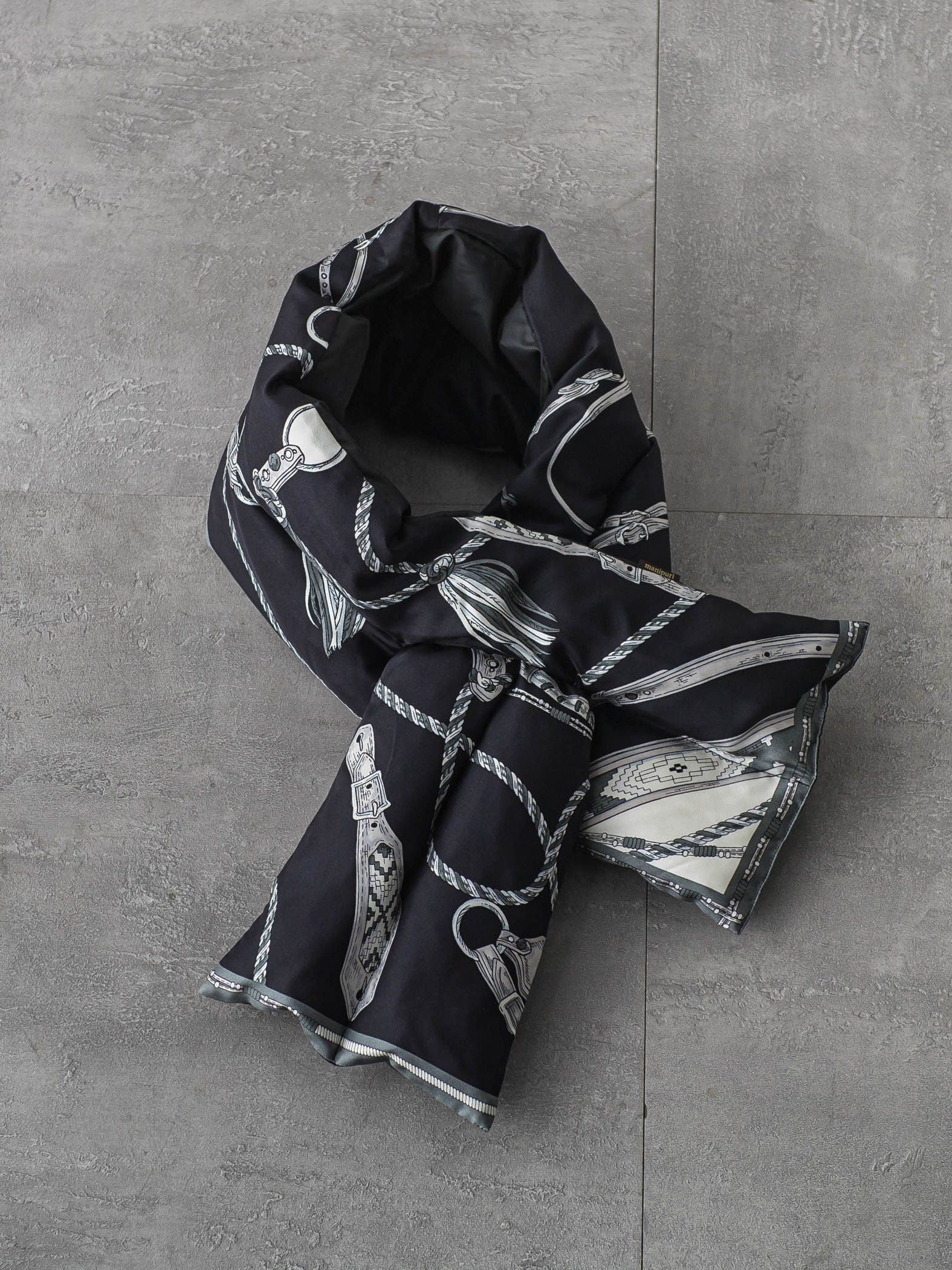 【manipuri】シルクダウンストール