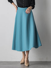 メルトンサーキュラースカート