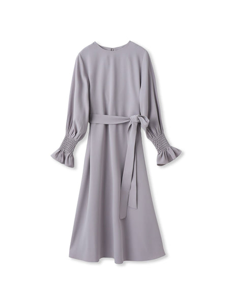 スモッキングスリーブワンピース