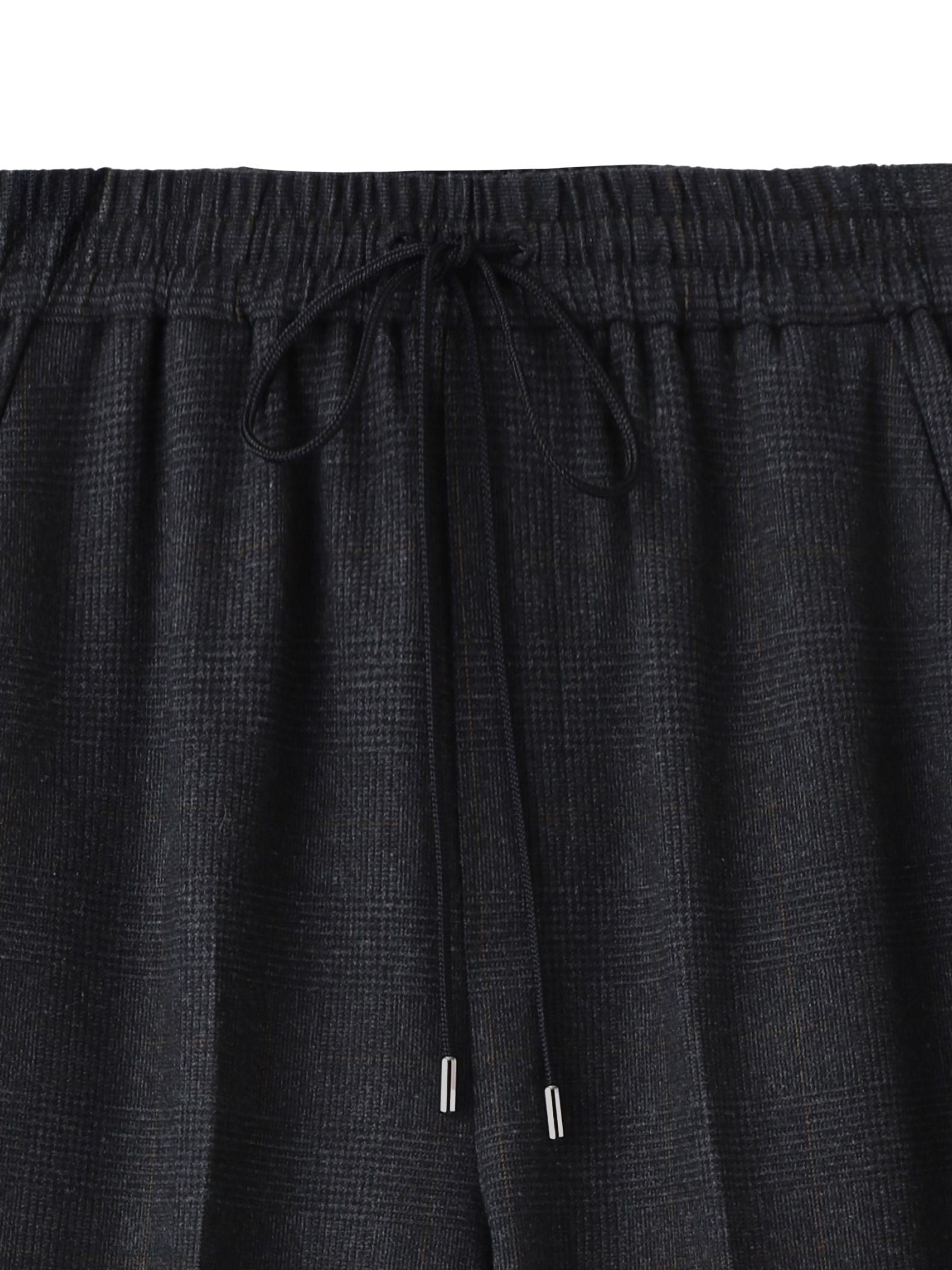 両面起毛ドロストワイドパンツ