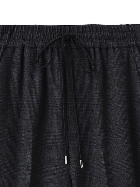 両面起毛ドロストワイドパンツ