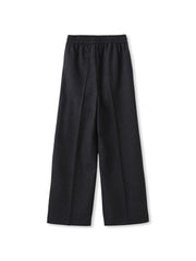 両面起毛ドロストワイドパンツ