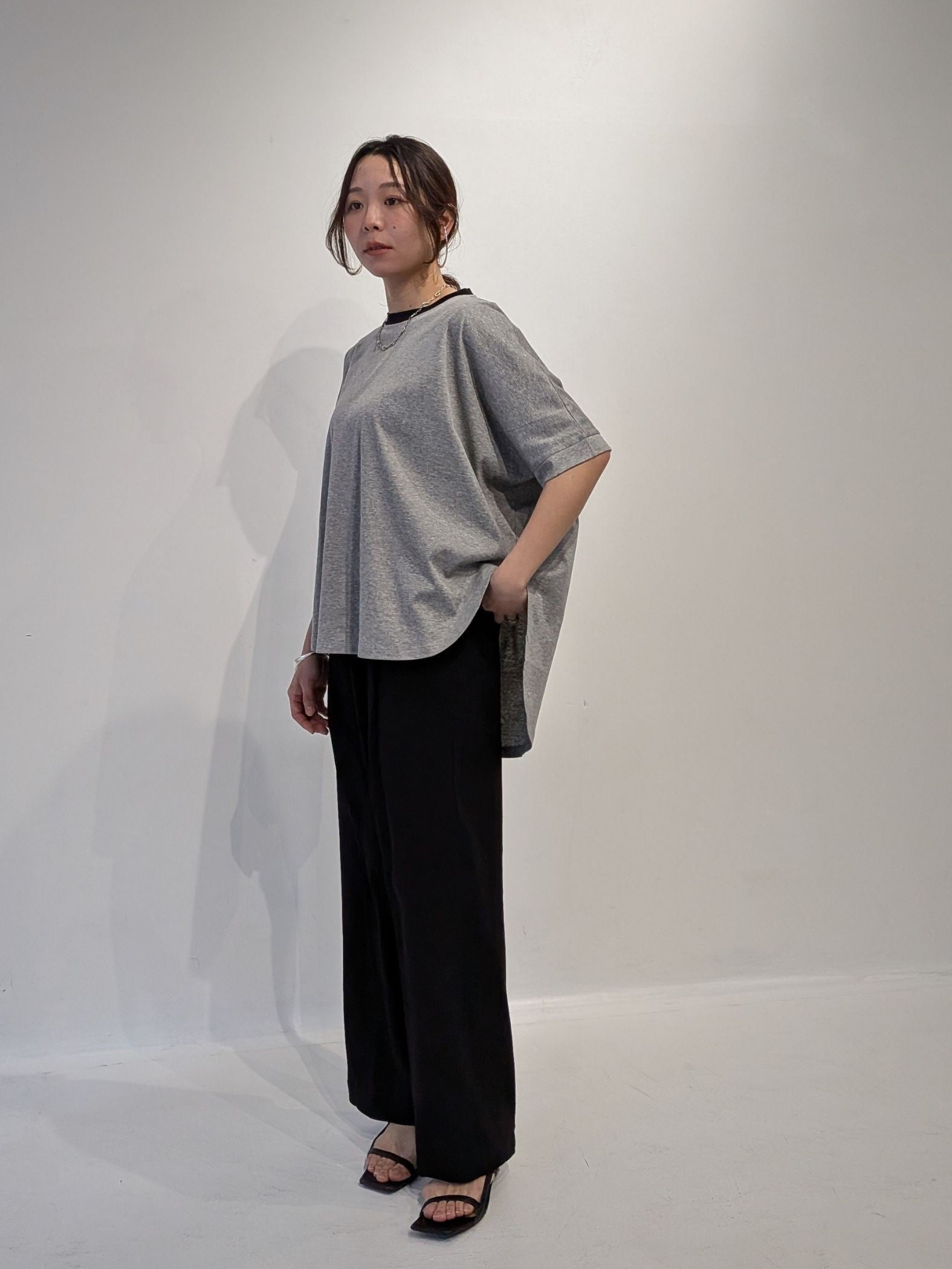 【Made in japan】 curve hem po