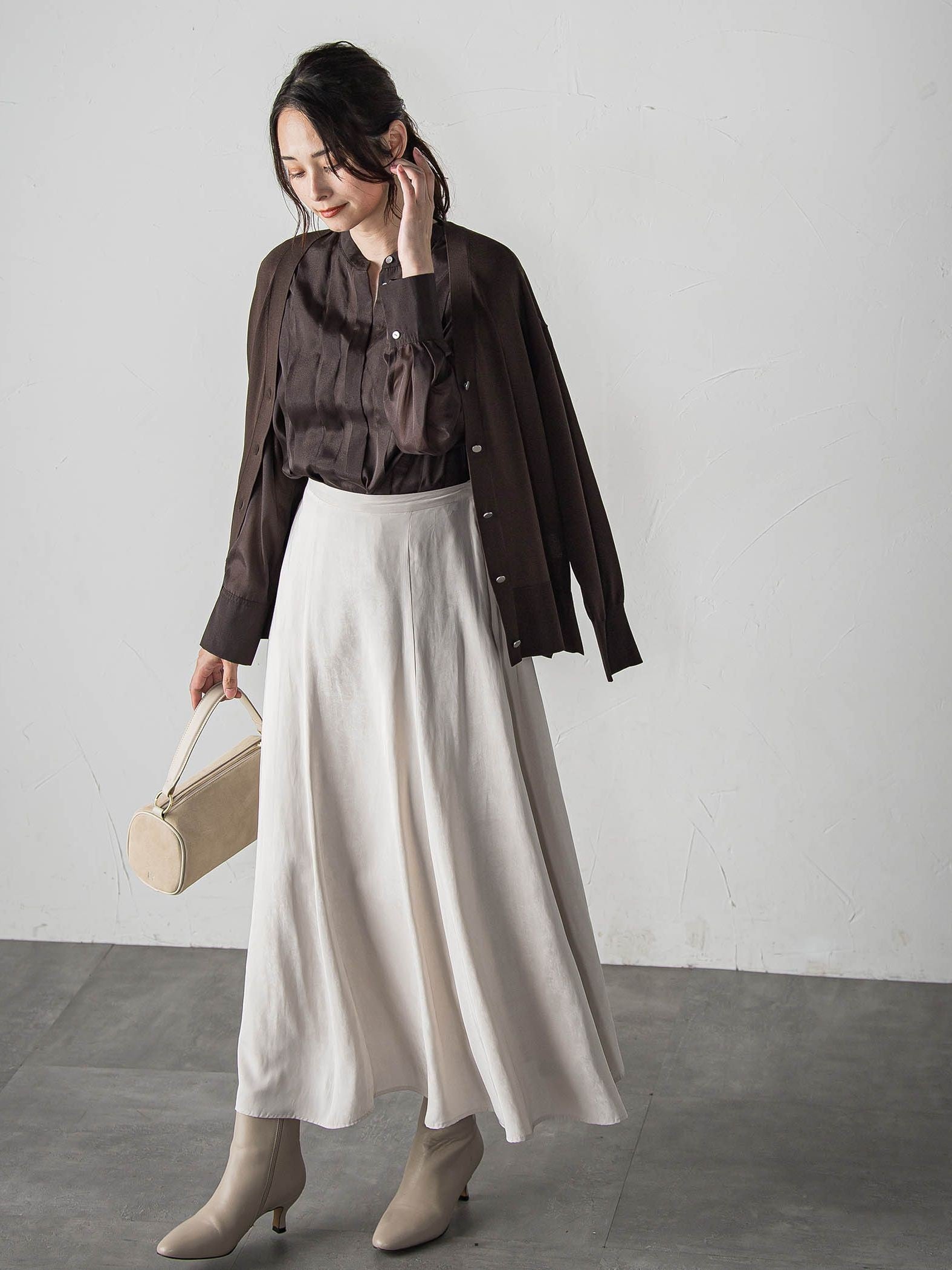 Vネックニットカーディガン≪手洗い可能≫