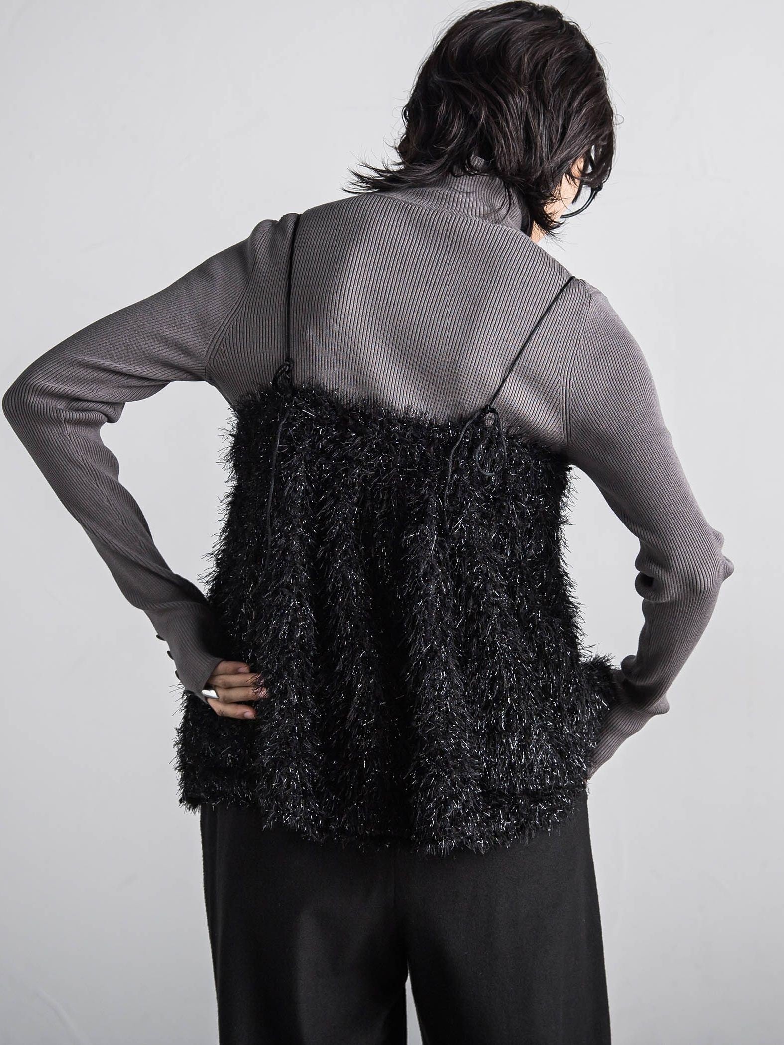 フィルムフェザーキャミブラウス≪手洗い可能≫