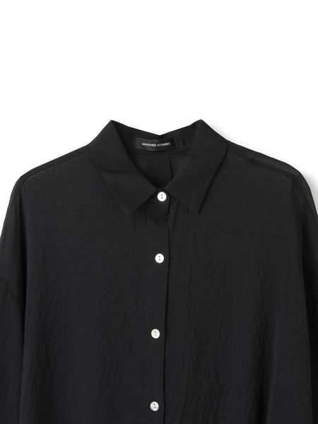 リネニーヴェールステンカラーブラウス