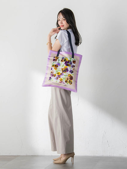 【KEITA KAWASAKI × Viaggio Bluコラボ】プリントトートバッグ