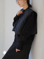 Quilting short vest