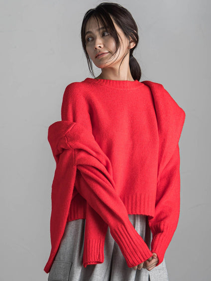 Resurrection - 【レディース】 WOMENS LOGO MONOGRAM KNIT PULLOVER / ロゴ モノグラム ニット  プルオーバー (ネイビー) | GOSSIP GOLF