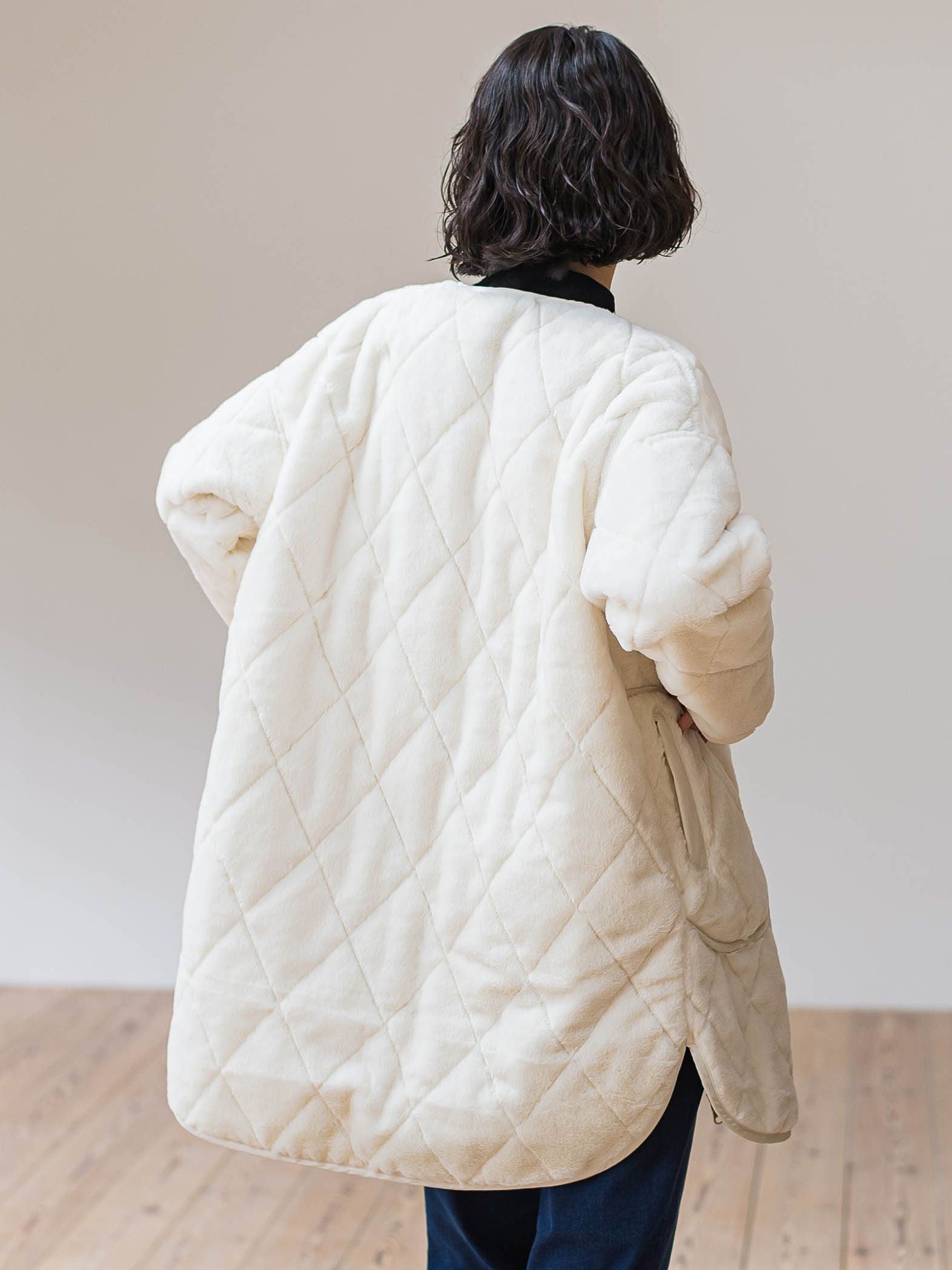 【WEB限定】”まるで毛布”どちらも主役リバーシブルアウター