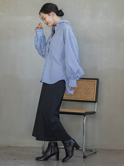 裏起毛タイトスカート≪手洗い可能≫