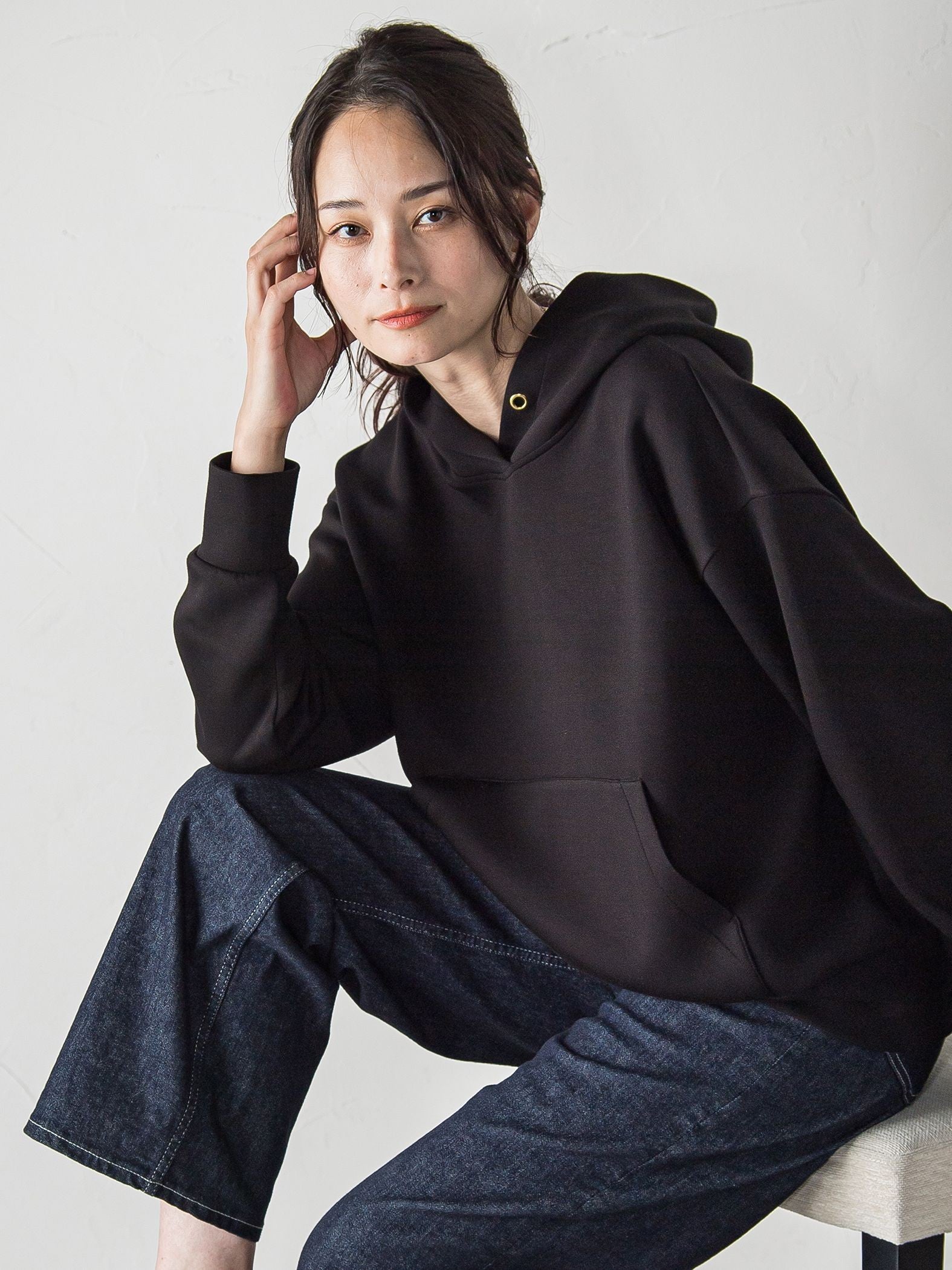 【WEB限定】ふんわリッチパーカー≪手洗い可能≫