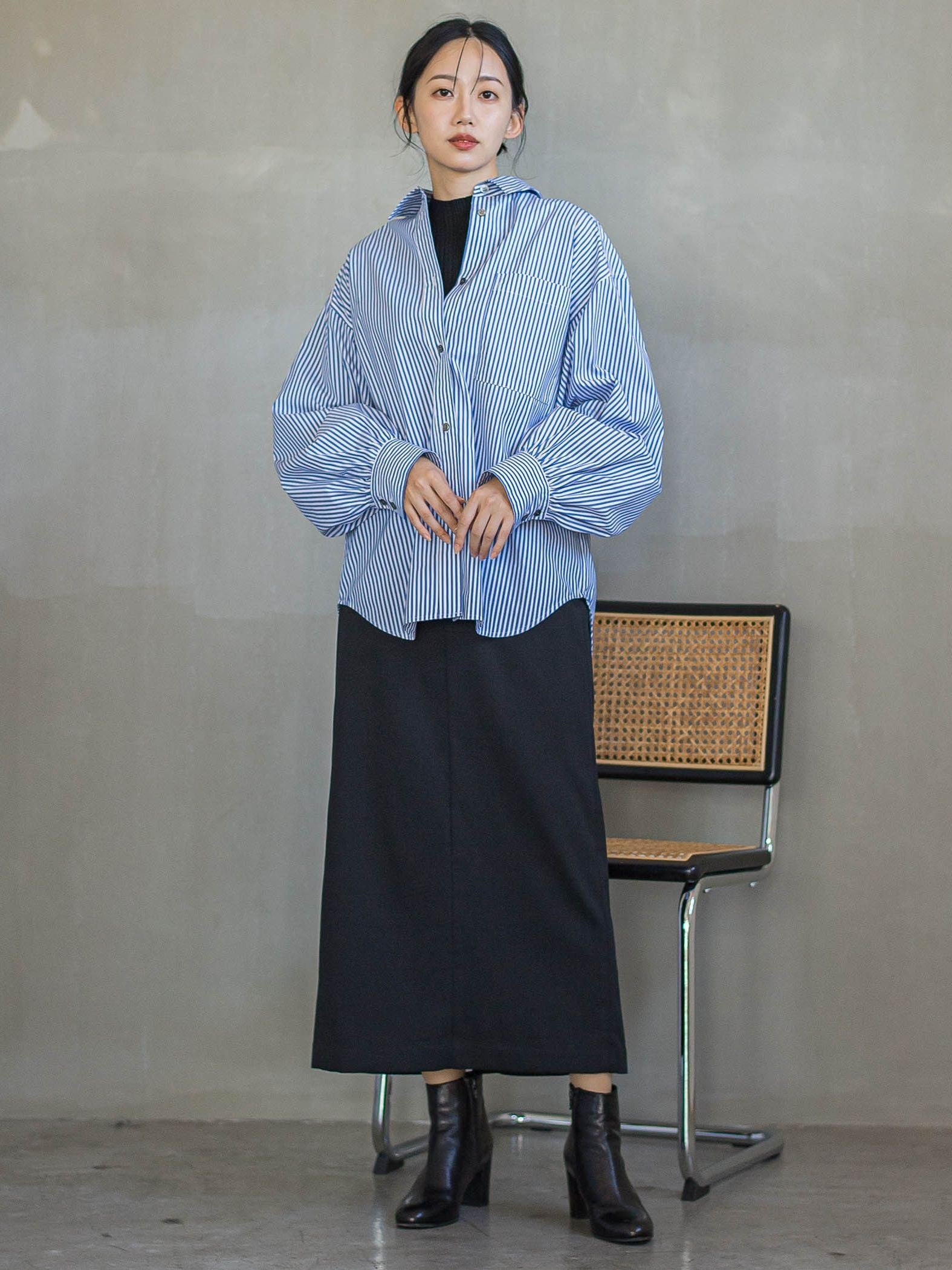 裏起毛タイトスカート≪手洗い可能≫