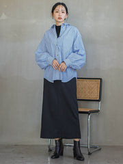 裏起毛タイトスカート≪手洗い可能≫