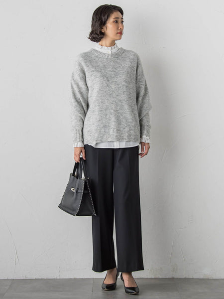 モヘヤスパンコールニット