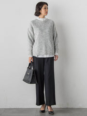 モヘヤスパンコールニット