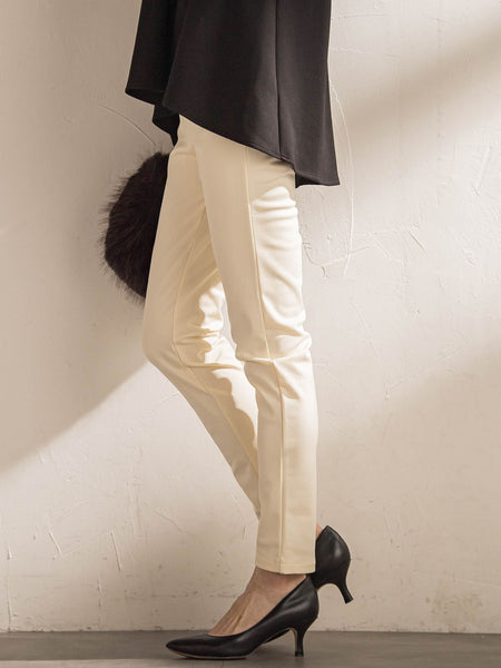 【WEB限定】裏起毛発熱レギンスパンツ≪ストレッチ/洗える≫