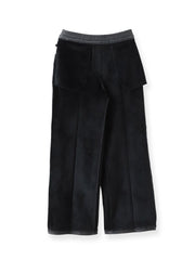 【WEB限定/新色追加】”楽暖”裏起毛ワイドパンツ≪洗濯機で洗える≫