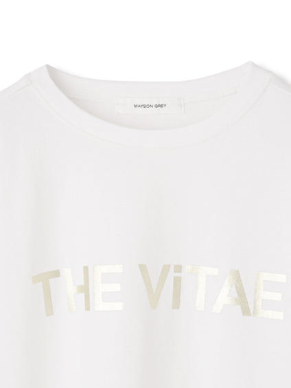 箔プリントロゴTシャツ≪手洗い可能≫