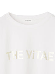 箔プリントロゴTシャツ≪手洗い可能≫