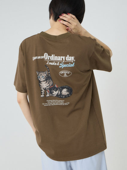 【Power To People】Ordinary day プリント Tシャツ