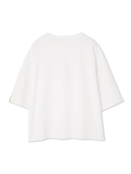 箔プリントロゴTシャツ≪手洗い可能≫