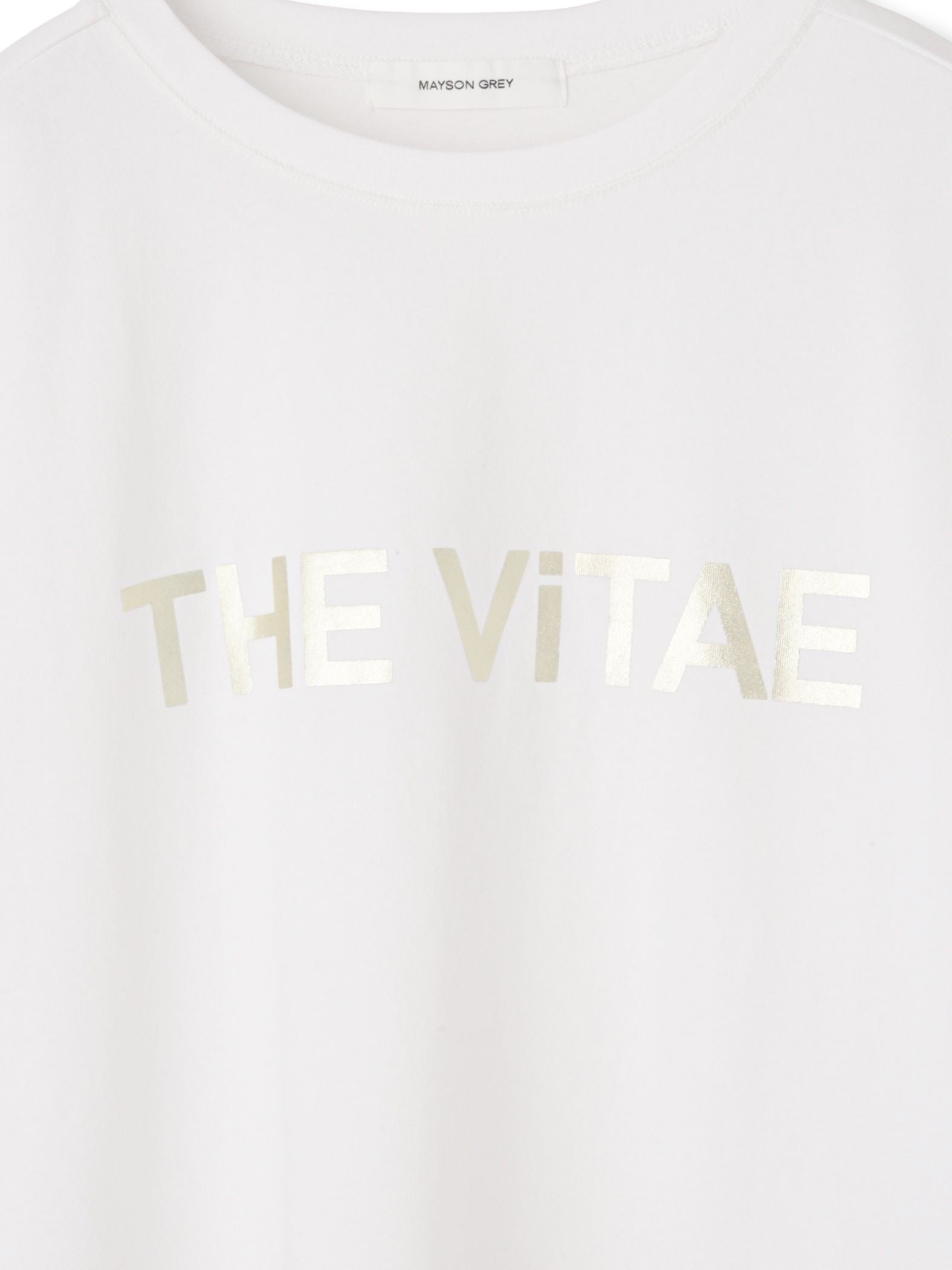箔プリントロゴTシャツ≪手洗い可能≫