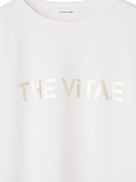箔プリントロゴTシャツ≪手洗い可能≫