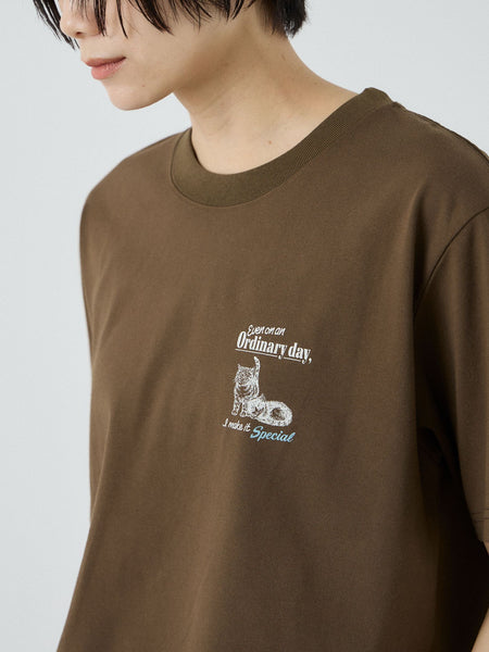 【Power To People】Ordinary day プリント Tシャツ