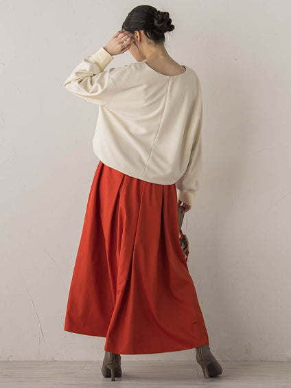 ニットコーデュロイカットソー≪手洗い可能≫