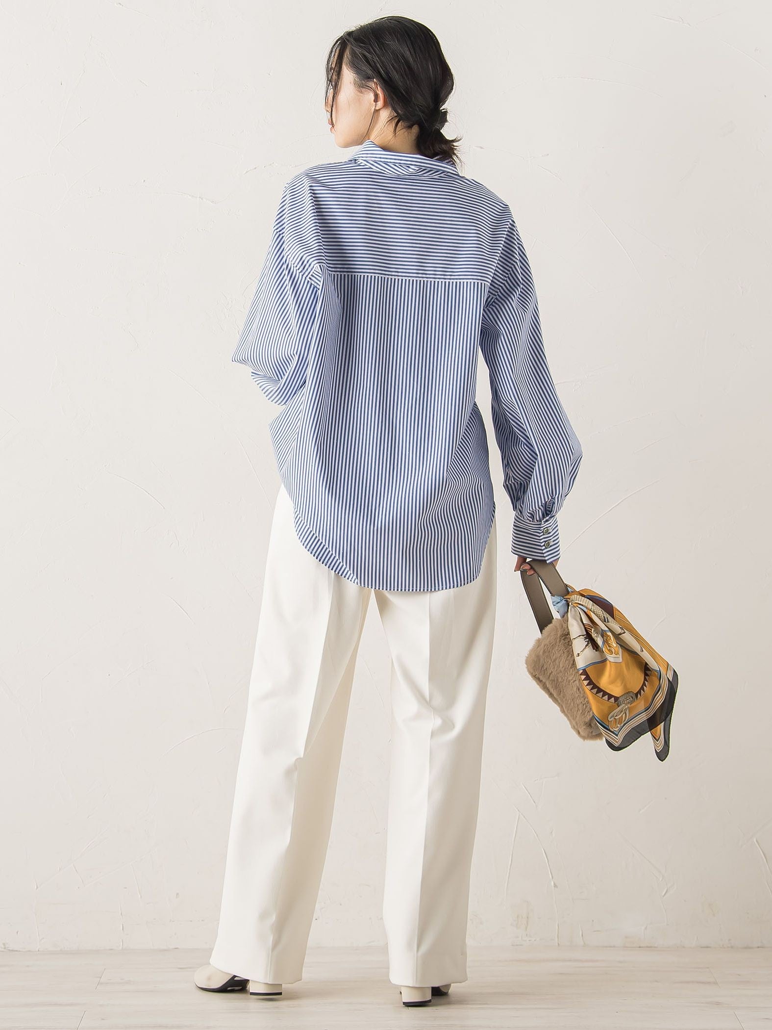 ボリュームスリーブシャツ≪洗濯機で洗える≫