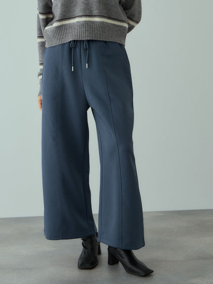 軽量ボンディングイージーワイドパンツ≪洗濯機で洗える