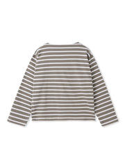 【WEB限定】ボーダーロングTシャツ≪洗濯機で洗える≫