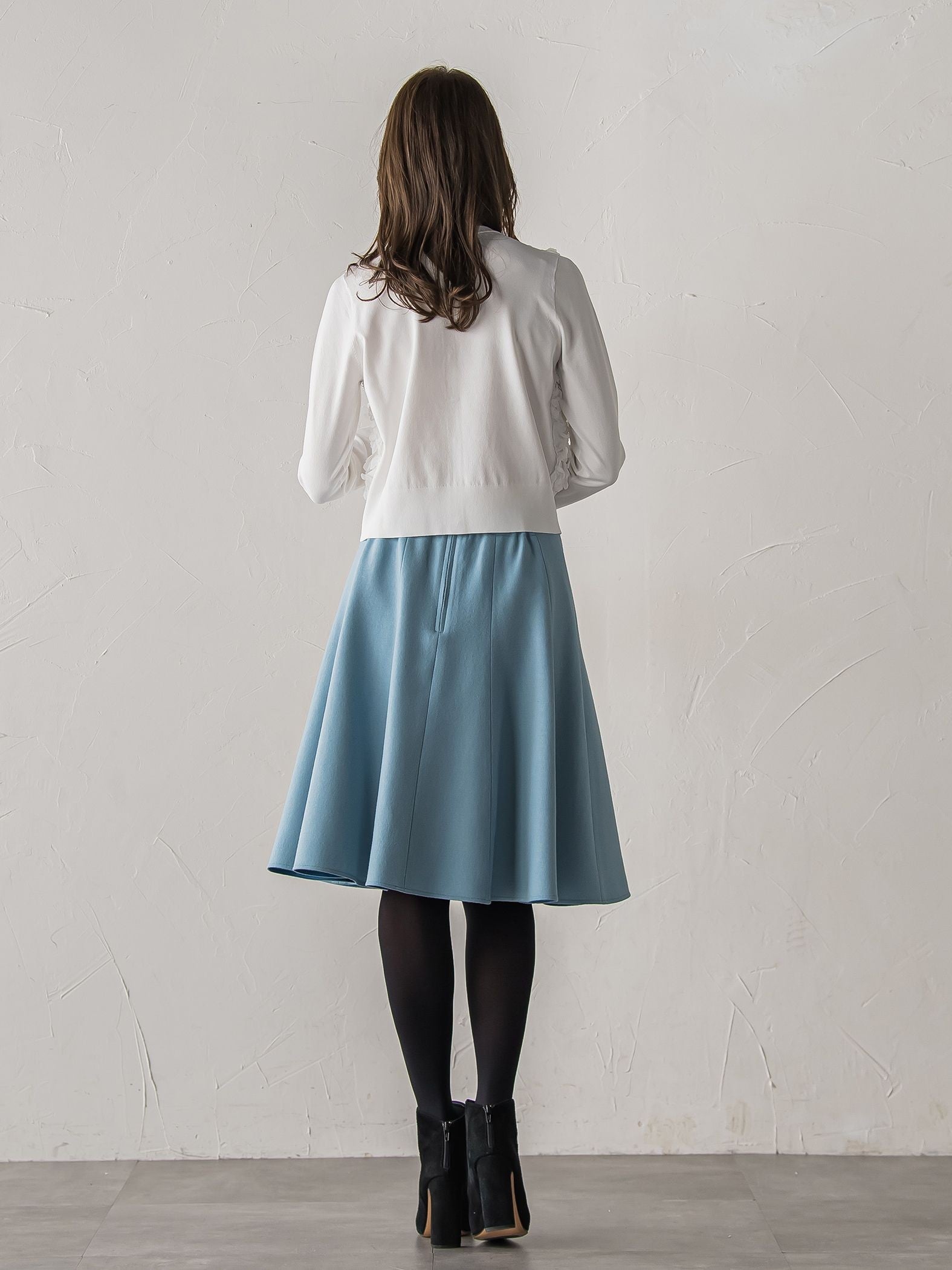 フラワーチュールドッキングカーディガン