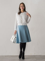 フラワーチュールドッキングカーディガン