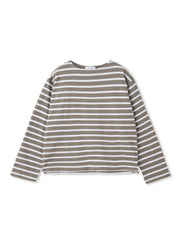 【WEB限定】ボーダーロングTシャツ≪洗濯機で洗える≫