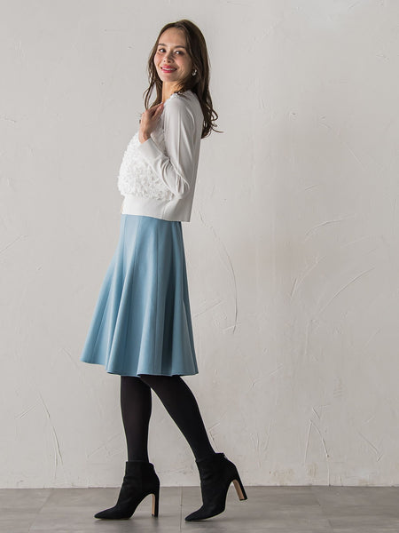 フラワーチュールドッキングカーディガン