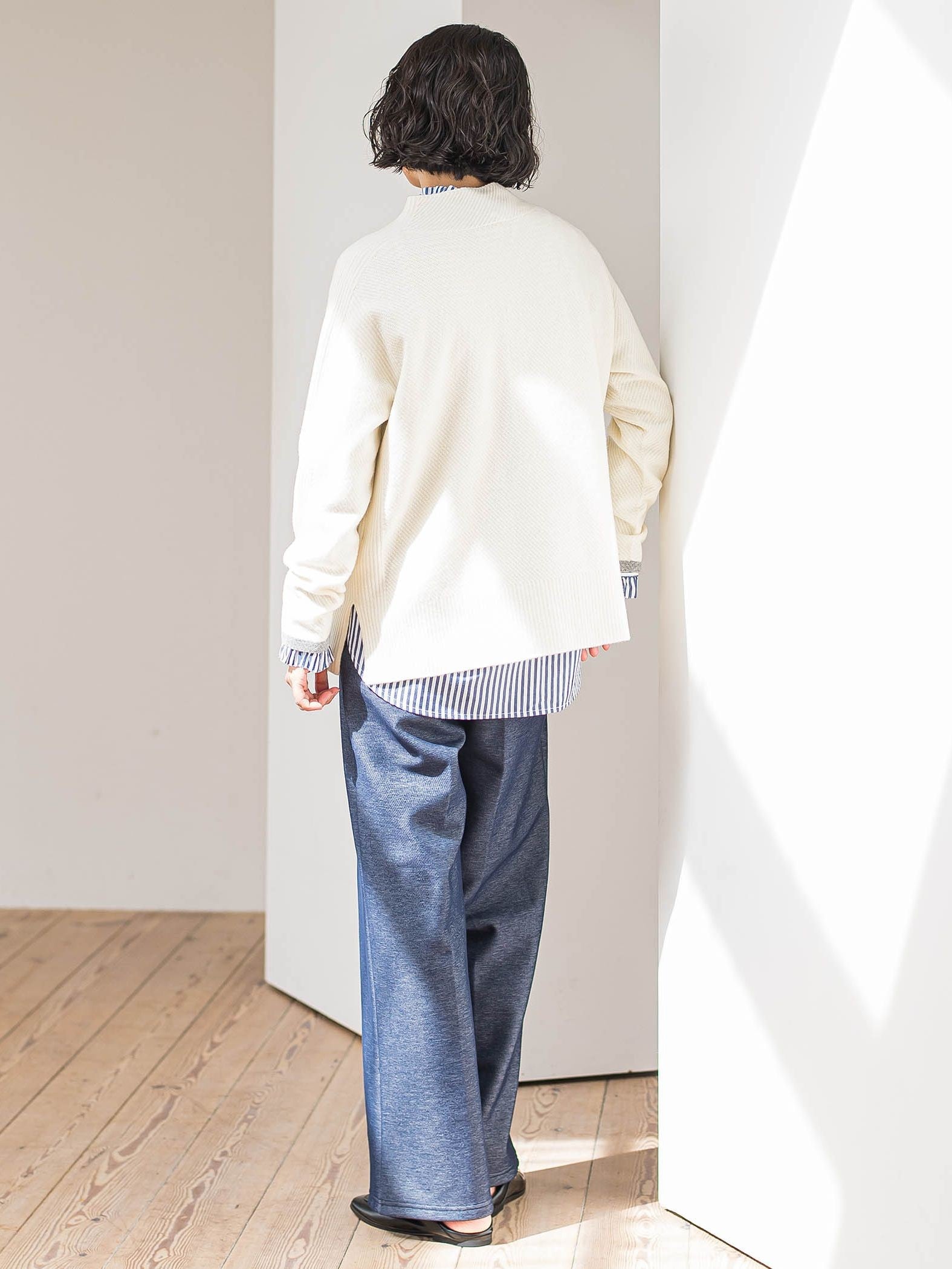 配色CHESSニット